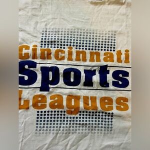 Vintage Cincinnati Sports League cotton t-shirt, size medium